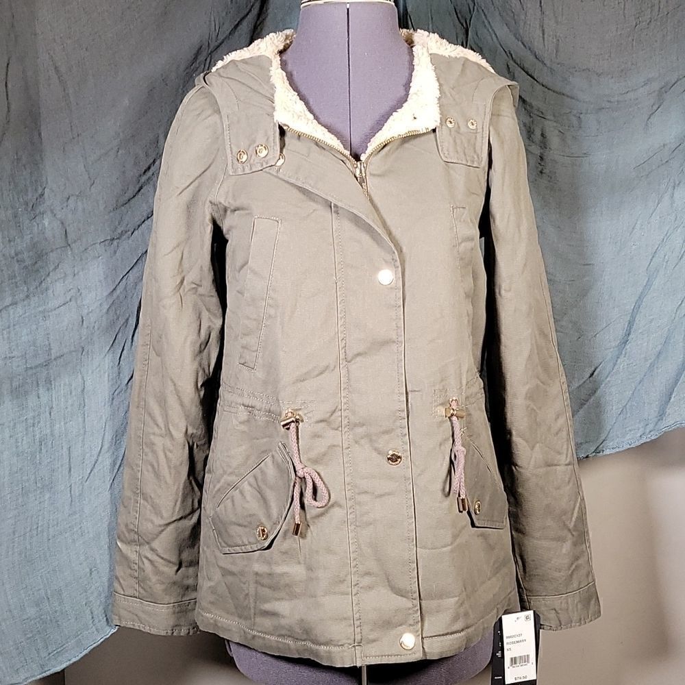 Collection B Juniors' Hooded Anorak Jacket - Picture 3 of 13